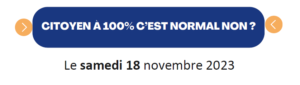 citoyen à 100 % étiquette